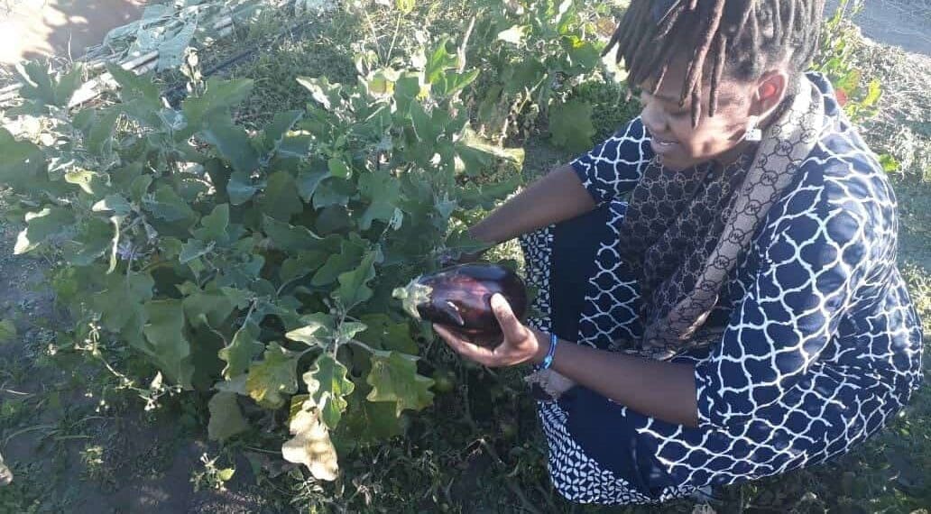 Nonkululeko Britton-Masekela, running the farm Kula, has an agricultural passion