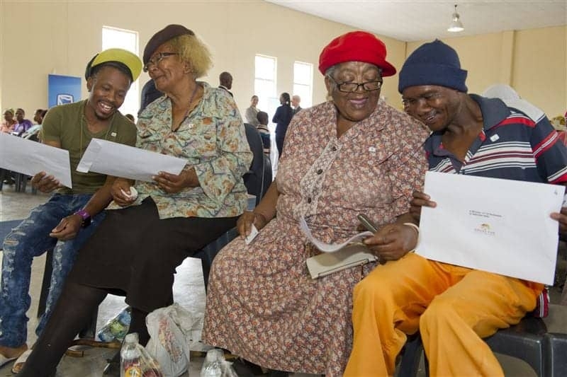 Khaya Lam (“My Home”) Land Reform Project presentation in Kwakwatsi, Free State.