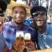 Ivor Swartz and his budidies, John-Ross van Nel and Vusani Jonathan doing what they love most: enjoying the finest craft beers.