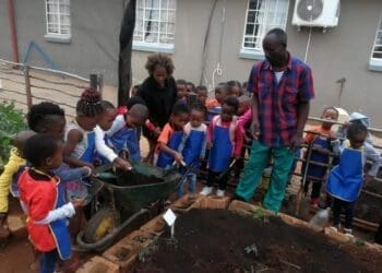 Tim Abaa has become a hero in Orange Farm where his planted fruit tress in close to ninety percent of the homes in the area.