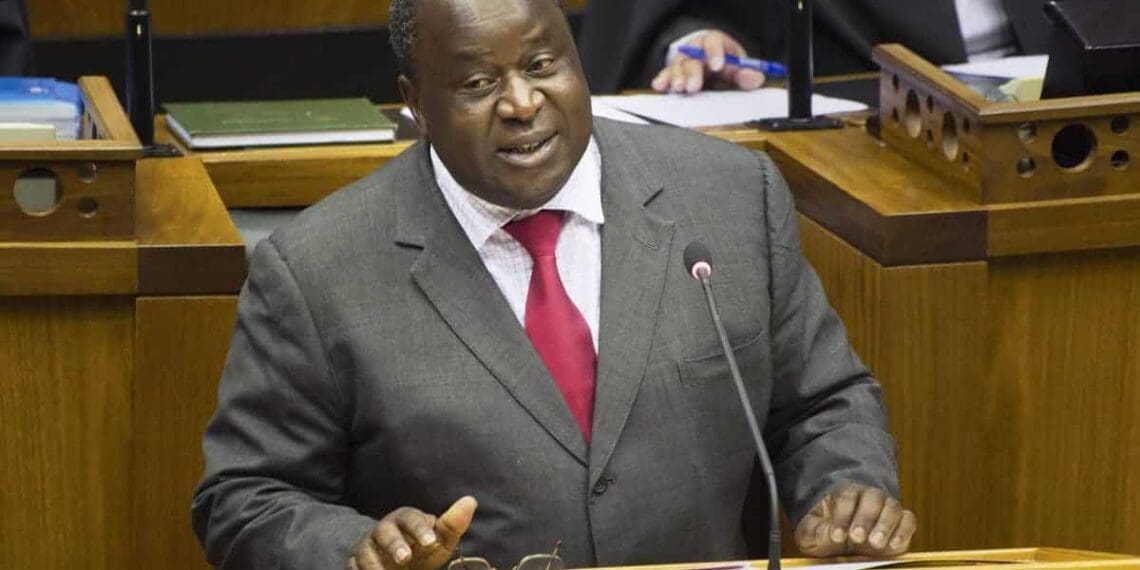 Finance Minister Tito Mboweni