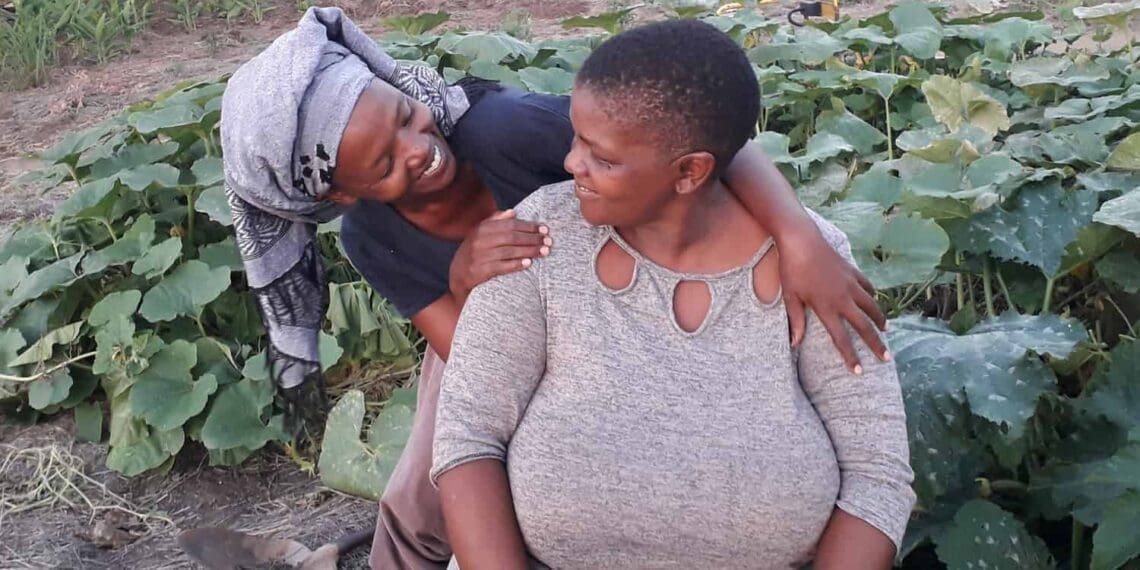 Sisters Samora and Malebese Sekhukhune farms in Waterfield, Limpopo.