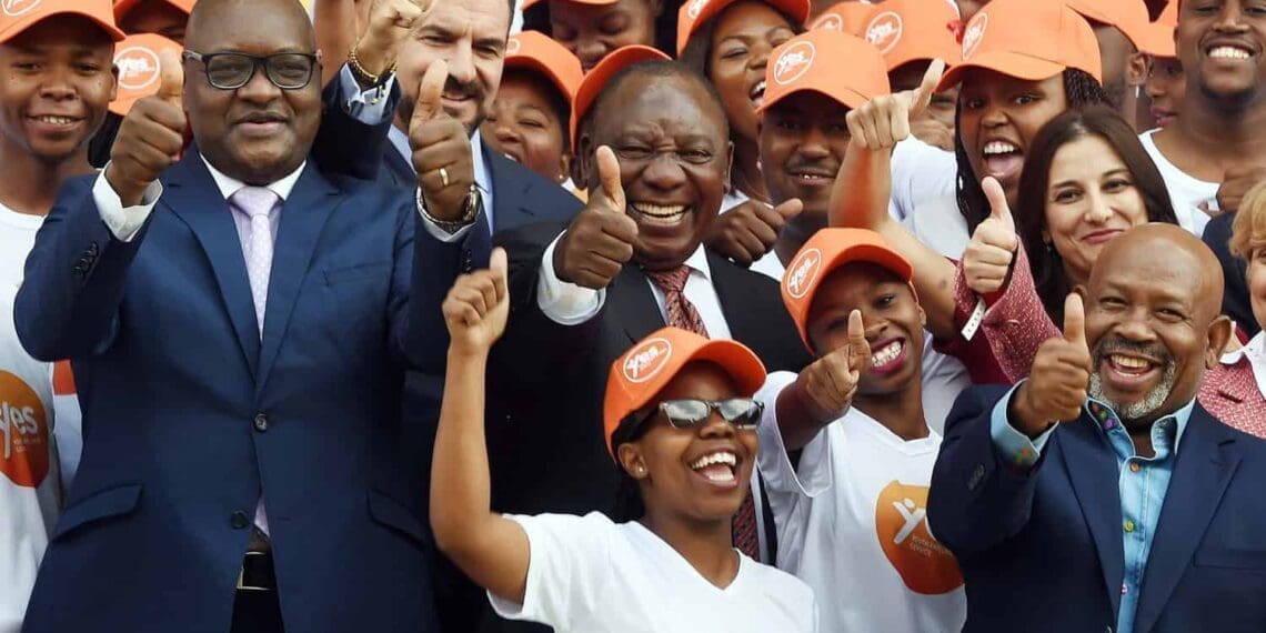 President Cyril Ramaphosa launched the YES programme in 2018, which helps young people to gain skills and work experience.