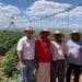 Nantie Fourie (GWK mentor) with farmers in the Taung area, North West.