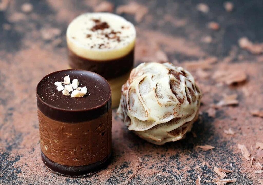 Components in cocoa, which is used to make chocolate, stimulate certain areas of the brain, which may affect your mood.