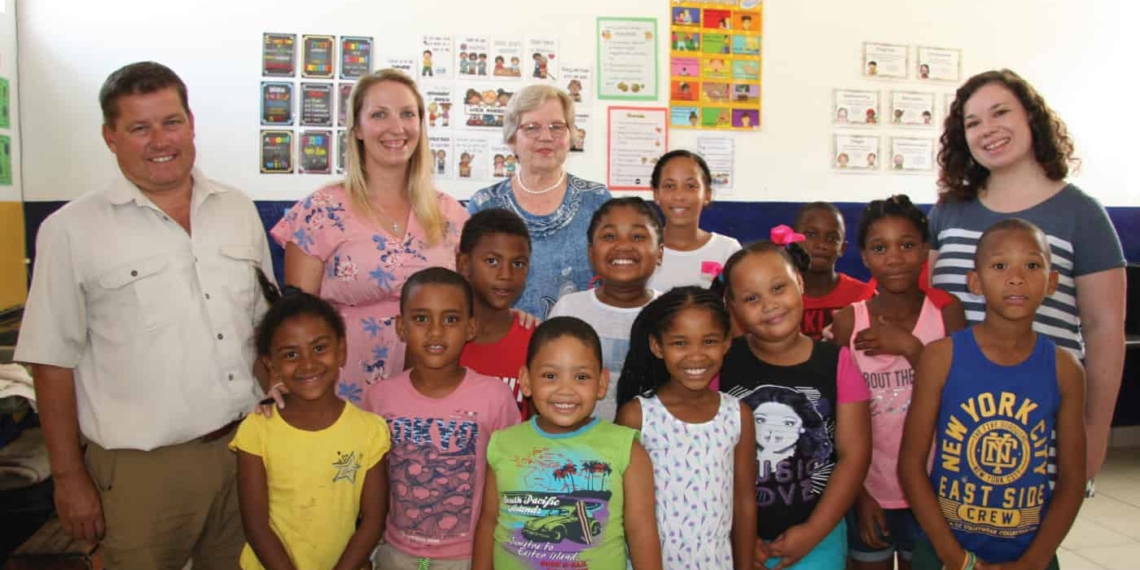 Flower farmer Freddie Kirsten set up a homework centre to support agri-workers’ kids on his farm in Paarl in the Western Cape.