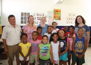 Flower farmer Freddie Kirsten set up a homework centre to support agri-workers’ kids on his farm in Paarl in the Western Cape.