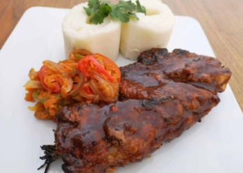 RECIPE: Rosemary and barbeque lamb chops stuffed with mozzarella cheese