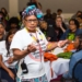 Bettie Fortuin, agri-worker and representative of the Women on Farms Project, addressing agri-workers at the Future of Farmworkers conference held at the University of the Western Cape. Photo: Supplied/Food For Mzansi