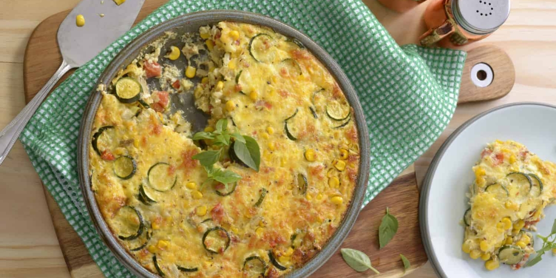Women’s magazine legend Dorah Sitole's corn and baby marrow frittata.