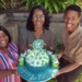 Food For Mzansi team celebrating their first birthday. Pictured from left to right: Food For Mzansi journalist, Noluthando Ngcakani, editor Dawn Noemdoe and journalist Duncan Masiwa.
