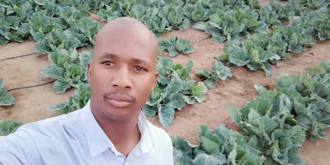 34-year-old Raymond Monyela's small veggie patch in his garden has boomed into a 6-hectare enterprise supplying major supermarkets in Polokwane.