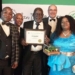 Petros Sithole (third from the left) received the Small-holder Farmer Award after approaching Cotton SA in 2014 to pioneer his Nkomazi cotton project in Mpumalanga. Photo: Food For Mzansi