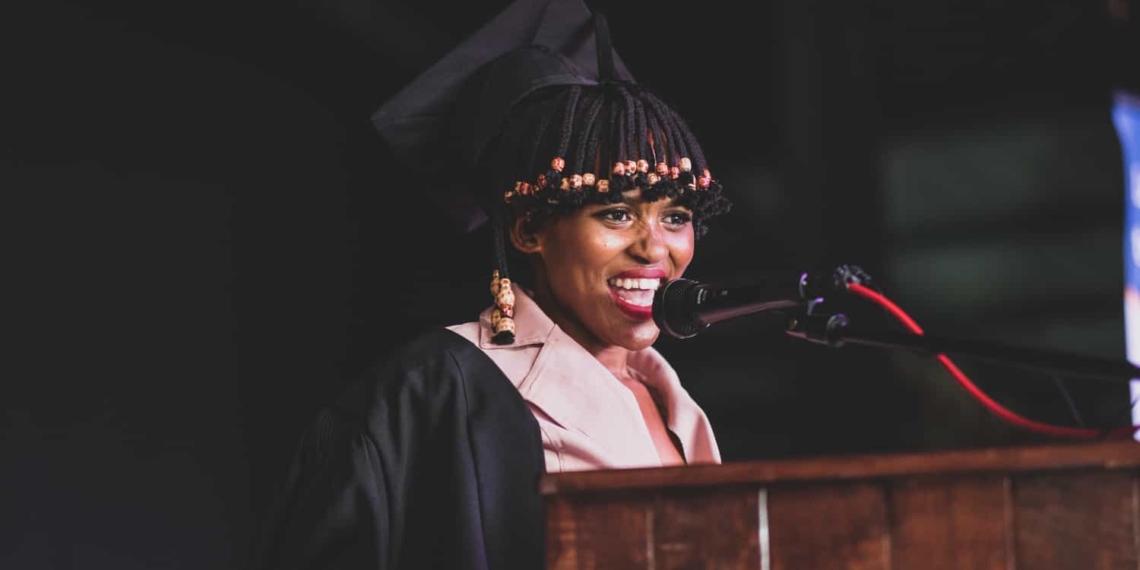 Aphelele Mvamva (21) from Kayamandi, Cape Town will fast track her career in the wine industry after being chosen as the first Drostdy Hof Graduate in their skills accelerator programme. Picture: Keli van der Weijde