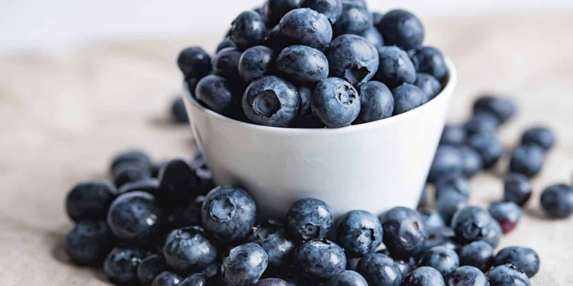 Swap out high sugar fruit such as grapes, mango and bananas with blueberries which are low in sugar.