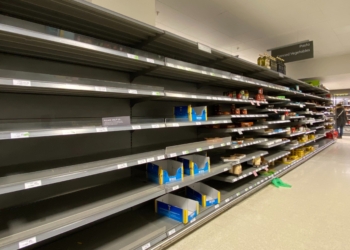 South Africans are in a shopping frenzy as they scramble for essentials in Covid-19 pandemic.
