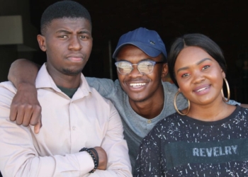 These 22-year-olds (Kutlwana Tisane, Percyval Alset and Lerato Maphoto) started their own hydroponics systems manufacturing business - an idea that was sparked by a high school science project they did together.