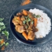 Sifo's chilli mutton stew with aromatic basmati rice.