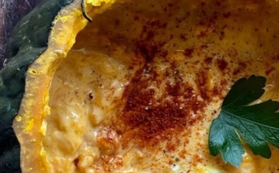 Pumpkin fondue roasted on a braai is sure to foster family conversations.