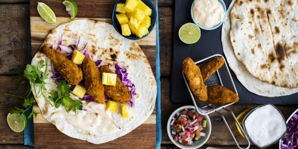 These chicken wraps prepared by chef Tharwat Londt promise to be the answer to the culinary boredom.