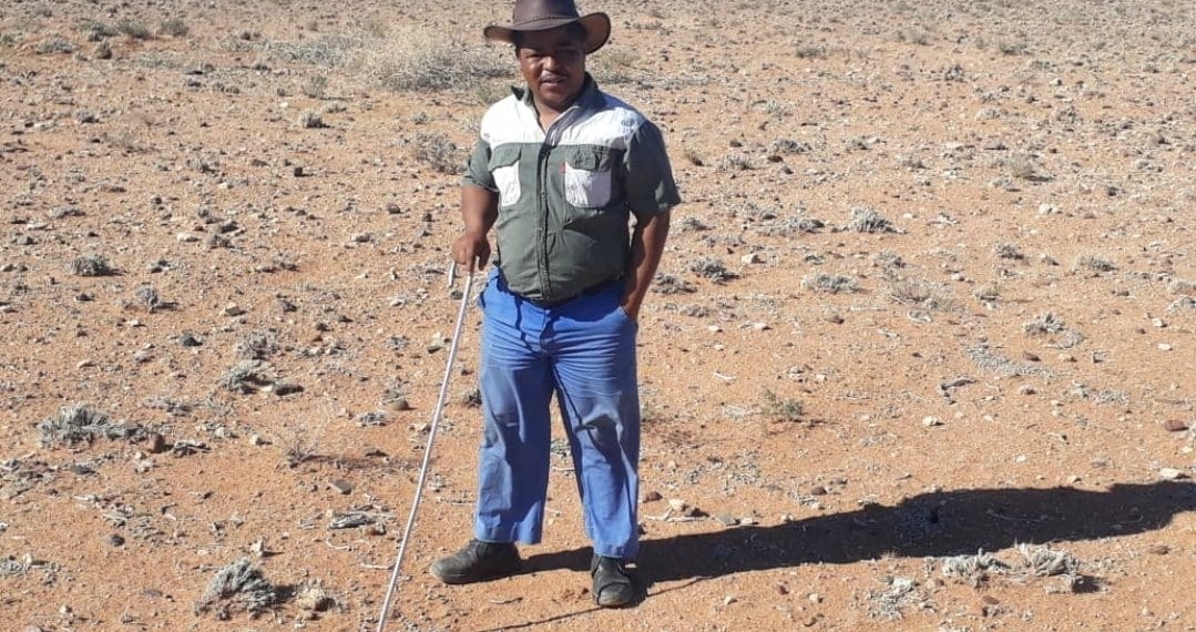 Ettiene van Wyk, a sheep farmer from Marydale in the Northern Cape: Photo: Supplied