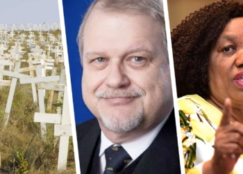 Pictured: Pieter van Zyl, head of environmental affairs at Western Cape government and Angie Motshekga, minister of basic education.