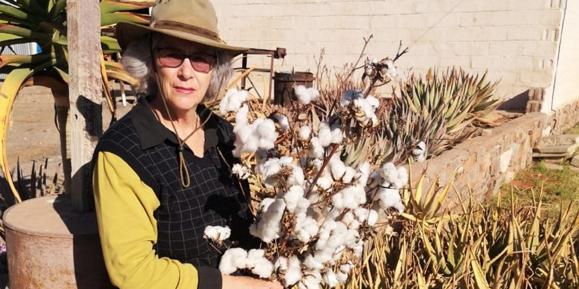 Susan van der Merwe (60) is the reigning cotton queen of the Northern Cape. Photo: Supplied.