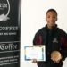 Founder of CoffeeMM, Mhlengi Ngcobo (25) was told by doctors to never consume caffeinated beverages, then he went and started a coffee roastery. Photo: Supplied.