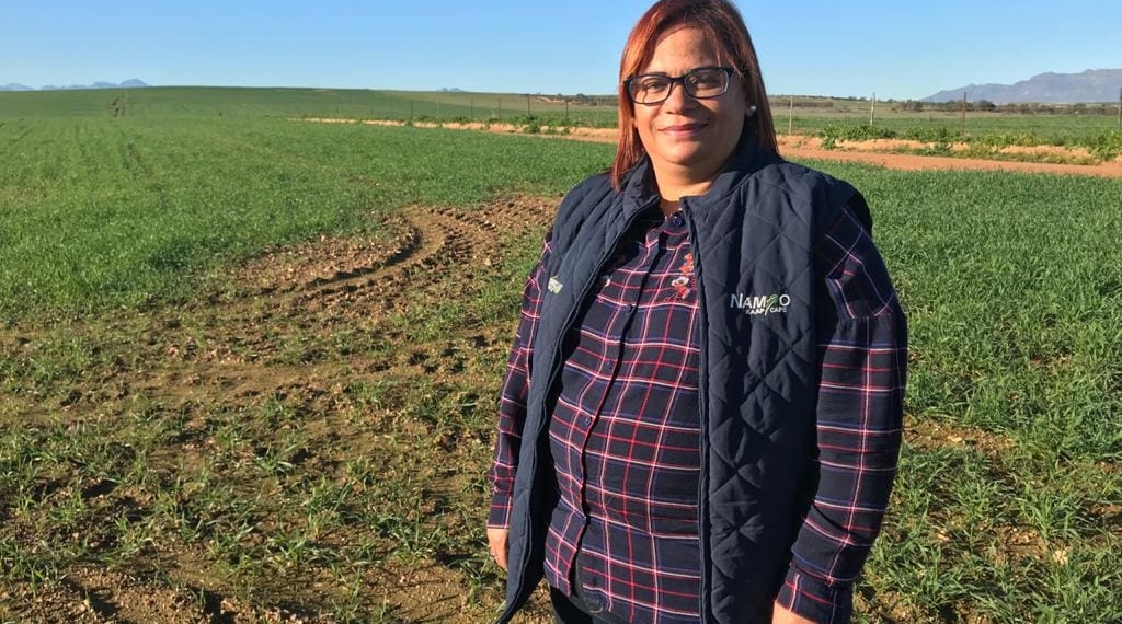 Alfreda Mars, an award-winning grain and sheep farmer. Photo: Food For Mzansi