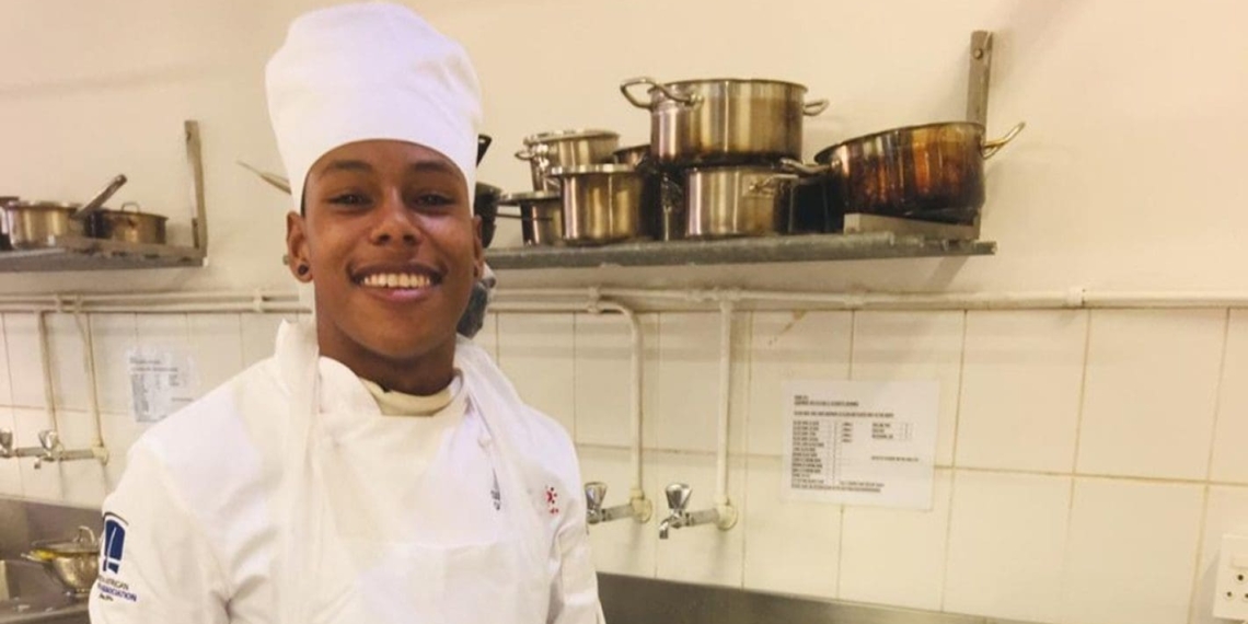Davante Donjeany is young chef on a mission to inspire change in his community. Photo: Supplied