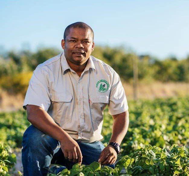 Vegetable farmer Sydney Claassen (40) sacrificed a lot to pursue a career in agriculture. Today he runs a successful 7-hectare farm in Stellenbosch, Western Cape. Photo: Kaap Agri.