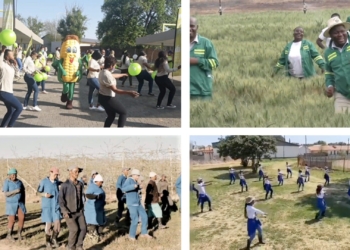 Mzansi's farmers, agriworkers and agripreneurs have heeded Pres. Cyril Ramaphosa’s call to the nation to show off their dance moves to the hit song Jerusalema by Master KG. Photo: Supplied.