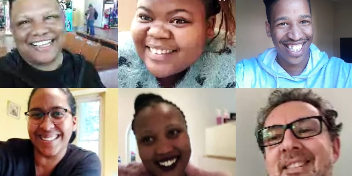 Food For Mzansi's editorial team was blown away to hear that their publication was nominated no less than 7 times in the 2020 African Digital Media Awards. Pictured (clockwise from top left) are co-founder Ivor Price, journalists Noluthando Ngcakani and Duncan Masiwa, co-founder Kobus Louwrens, journalist Sinesipho Tom and editor for audience and engagement Dawn Noemdoe.