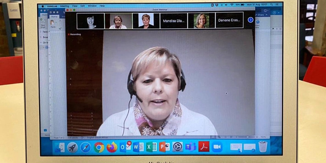 The KZN Agricultural Union (Kwanalu) have escalated the concern over increased attacks and murders taking place on farming and rural communities in KZN and handed over a safety and security memorandum to the police in an exclusive webinar for its members recently. Pictured during the webinar is Kwanalu CEO Sandy La Marque. Photo: Supplied