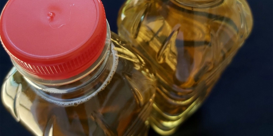 Cheap wine sold in unbranded containers, like the infamous 'rooiproppie', is a black mark against the wine industry, say insiders. The wine pictured was bought for R17 per litre. Photo: Dawn Noemdoe