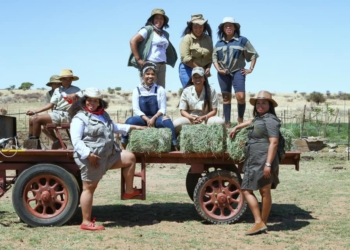 For decades khaki and two-tone were synonymous with Afrikaner farming culture. Now, as the agricultural sector begins to embrace its full diversity, the look is trending among black farmers too. And we love it! Photo: Olebogeng Moshoeu