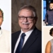 Pictured from left are Morakane Mosupyoe, Gauteng department of agriculture and rural development MEC, Pierre Vercueil, president of Agri SA, (top right) Asif Valley, national technology officer at Microsoft SA and (bottom right) Tshepo Fokane research and programs lead at PLAAS. Photo: Supplied.