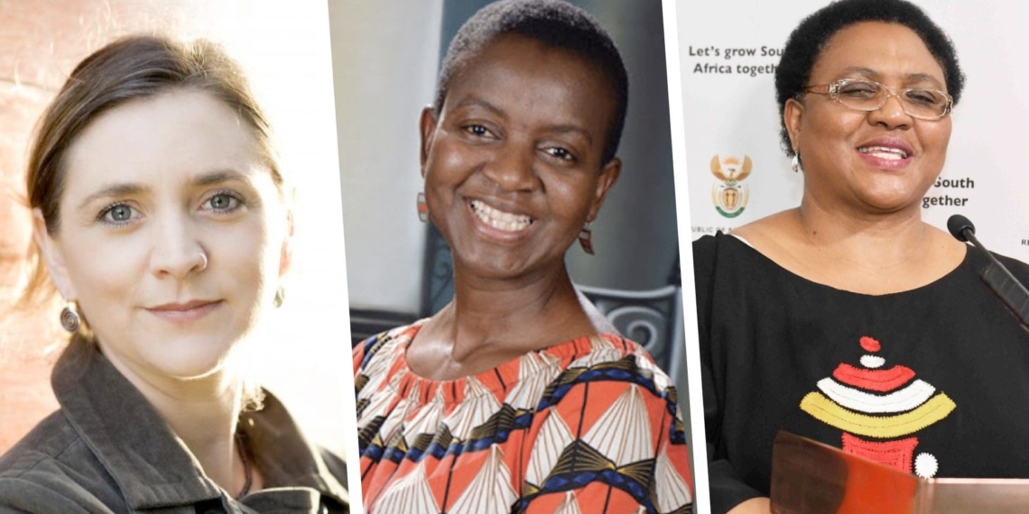 Pictured (from left) Ruth Hall, professor at PLAAS at the University of the Western Cape, Dr Hlamalani Ngwenya, lecturer at the Centre for Sustainable Agriculture at the University of the Free State and Thoko Didiza, minister of agriculture, land reform and rural development. Photo's: Supplied