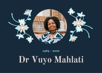 Mourners paid their last respect to the late Afasa president Dr Vuyo Mahlati in Waterkloof, Pretoria today. Image: Food For Mzansi