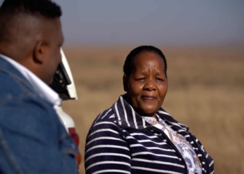 “I took a leap of faith when I left my job (as a librarian) because I didn’t have land and I didn’t have enough money, but I knew it was something I had to do. I was passionate about farming,” says Free State farmer Mahadi Mopeli. Photo: WYRD Films