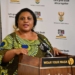 Speaking at a media briefing in Pretoria earlier today minister Thoko Didiza said she is convinced that the monetary value of the support, ranging from R1 000 to R9 000 per subsistence farmer, was more than enough for their needs. Photo: Twitter