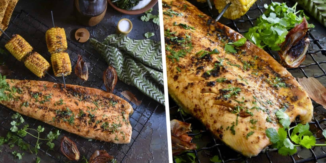 Healthy? Check. Filling? Check. Yummy? You bet. Make renowned home cook, Nina Timm's recipe for BBQ salmon to fill all your braai needs this weekend. Photo: Supplied