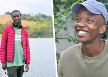 Pictured: Ayanda Madlopha (left) and Njabulo Kubeka (right), co-founders of Izwelethu project, a Soweto garden project feeding the elderly. Photo: Supplied/FoodForMzansi