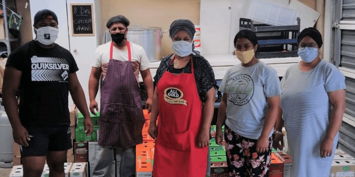 Iasa Isaacs feeds nearly 400 people per day through her soup kitchen from her own house in Bonteheuwel on the Cape Flats. The Fair Cape Cares Foundation donated R50 000 worth of dairy products to support her project called Point of Giving. Photo: Supplied