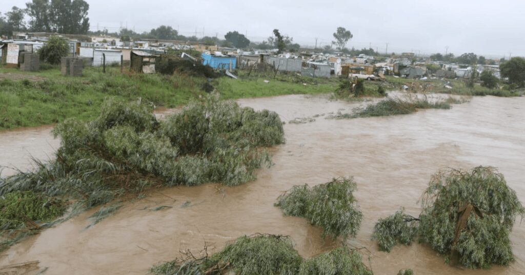 Government confirms that a multi-disciplinary intervention has been launched to curb the impact of tropical storm Elouise. Floods in parts of Gauteng, North West, Limpopo and Mpumalanga have caused severe damage. Photo: @NationalCOGTA/Twitter