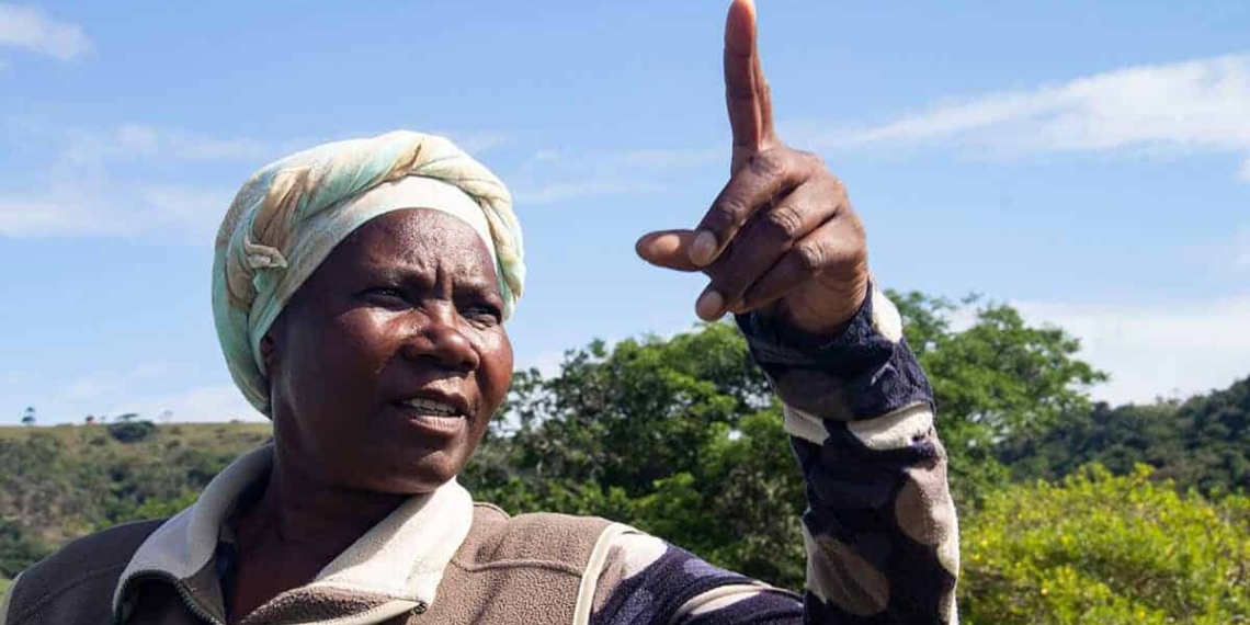 As a child, Rejoice Makhosazana Ncwane was already well versed in the skills of sugarcane farming. Photo: Supplied