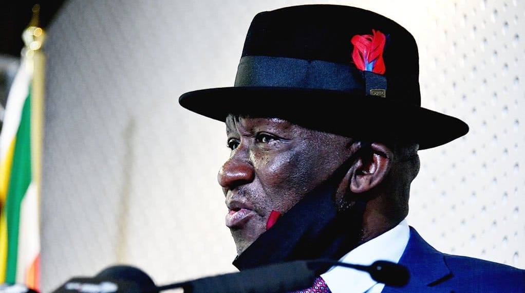 Police minister Bheki Cele. Photo: Supplied/Food For Mzansi