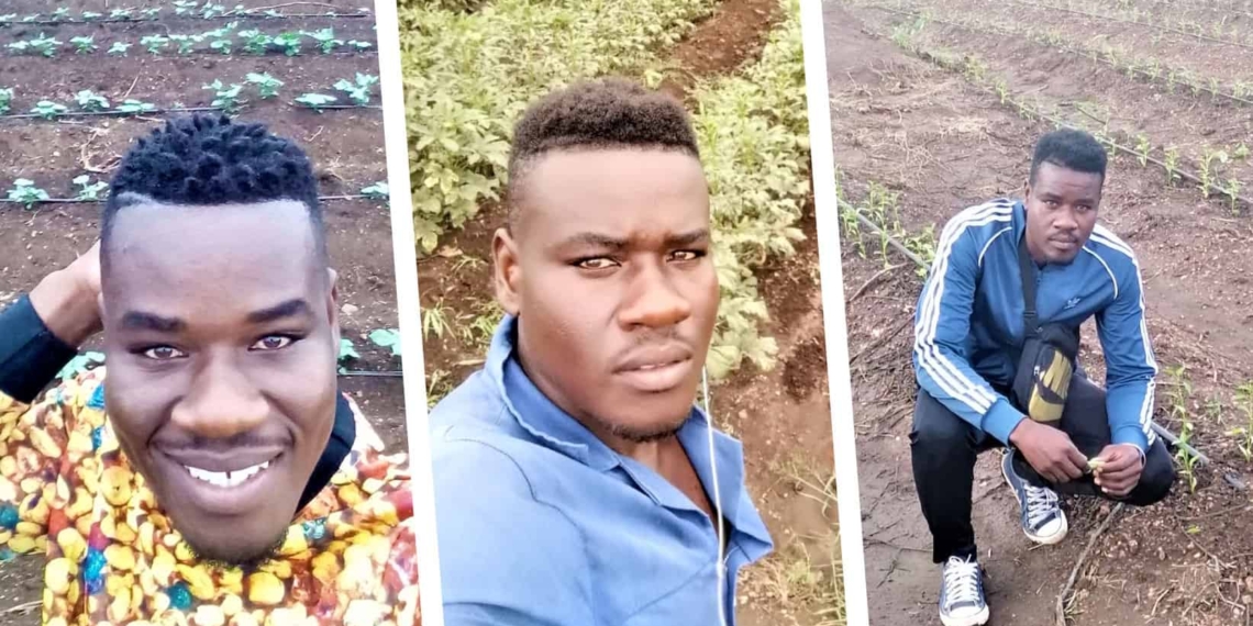 Africa Mafela eventually followed in his father's farming footsteps after his misfortune in electrical engineering. Photo: Supplied/FoodForMzansi