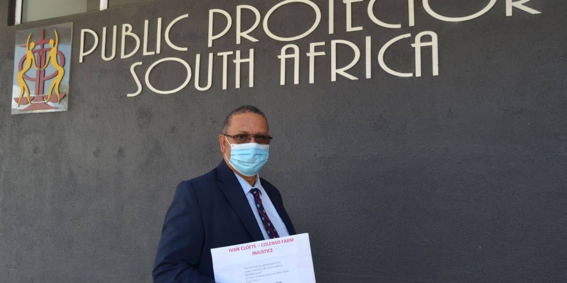 The Western Cape minister of agriculture, Dr Ivan Meyer, has asked the Public Protector to investige the assignment of a youth-led farming enterprise, Thlapi Zizi, to the Colenso farm in Darling. Photo: Supplied/Food For Mzansi