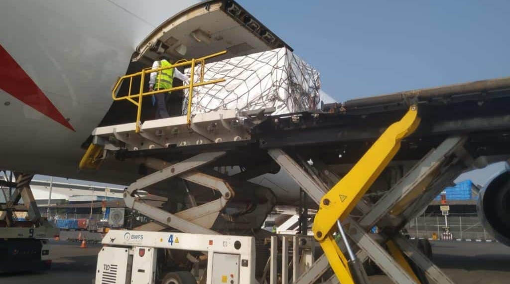 South Africa’s first million doses of the AstraZeneca vaccine arrived earlier today at OR Tambo International Airport in Kempton Park. It has been shipped from Mumbai ahead of the first vaccinations for healthcare professionals. Photo: Twitter